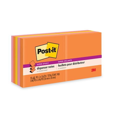 Post-It Note, 3"x3", Popup, Ss, Ultra, PK10 R330-10SSAU